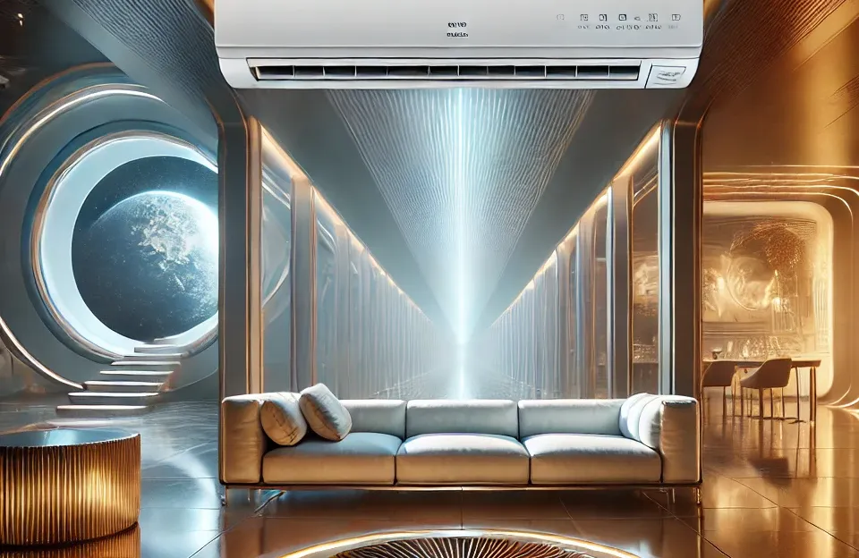 Ar Condicionado Split Daikin Hi Wall Ecoswing Gold R-32 Inverter 9.000 Btus Frio Branco Gelo