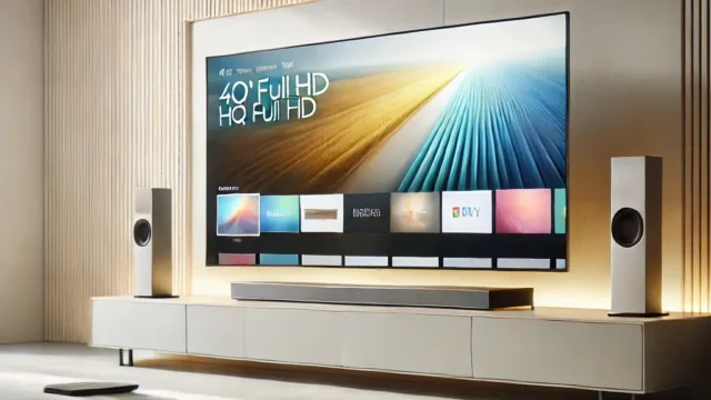 Smart TV HQ 43" Full HD Tela Sem Bordas Android 12 Slim
