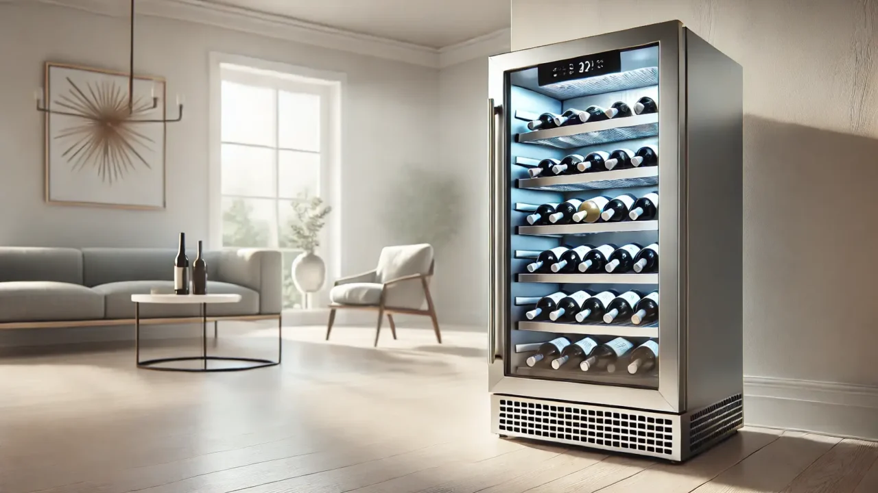 Adega de Vinhos Climatizada 18 Garrafas com Display e Sistema Termoelétrico