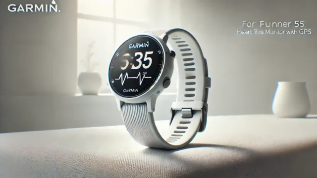 Garmin Forerunner 55 Branco: Monitor Cardíaco de Pulso com GPS