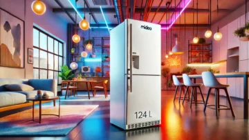 Frigobar Midea 124L Branco - Compacto e Econômico