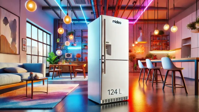 Frigobar Midea 124L Branco - Compacto e Econômico