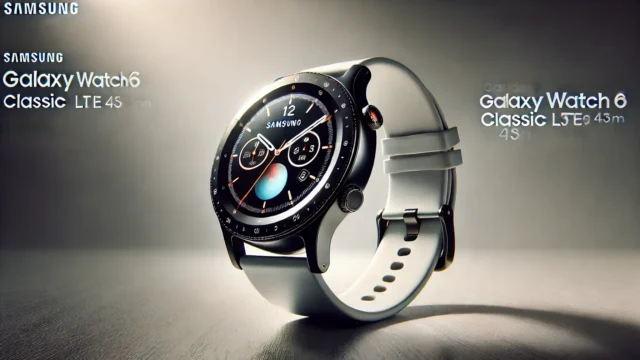 Samsung Smartwatch Galaxy Watch6 Classic LTE 43mm – Tela Super AMOLED