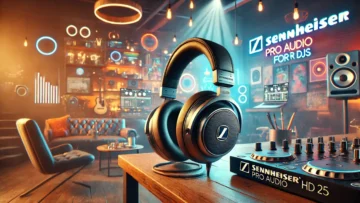 Sennheiser Pro Audio Fones de ouvido HD 25 para DJ: Alta Performance e Conforto