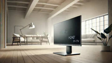 Monitor TV LED 24" Brazil PC H240-T Hoe Preto - Resolução 1080p e Conectividade HDMI