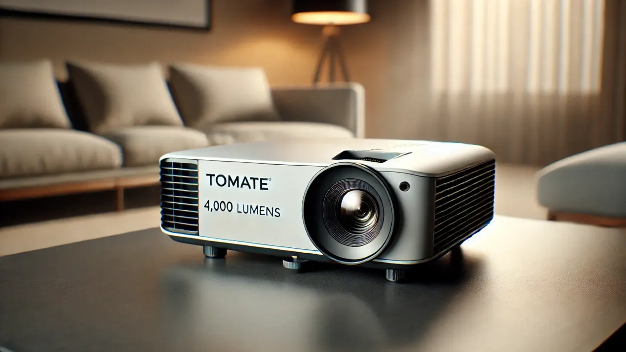 Projetor Tomate 4.000 Lumens: Potência e Imagens Incríveis em Qualquer Ambientes