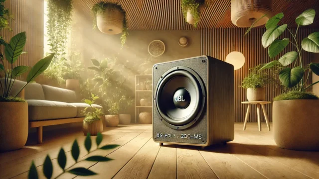 Caixa Amplificada Subwoofer JBL 8 Pol SW8A-MS 200W RMS: Potência e Qualidade de Áudio Imbatíveis