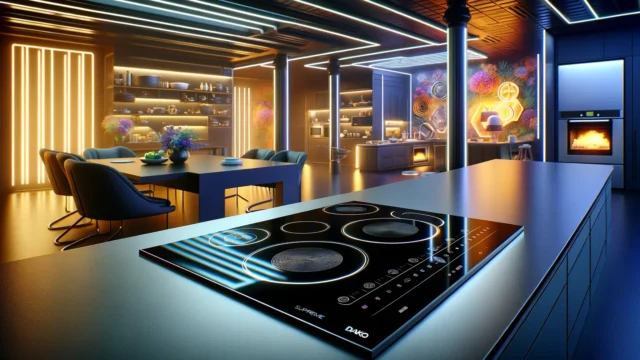 Cooktop de Indução 4 Bocas Preto com Trava de Segurança Dako Supreme