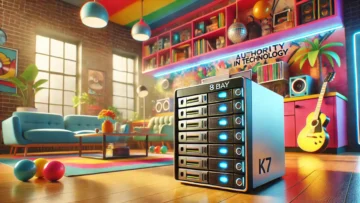 Capa NAS AUDHEID K7 8 Bay: Armazenamento Conectado à Rede de Alta Capacidade