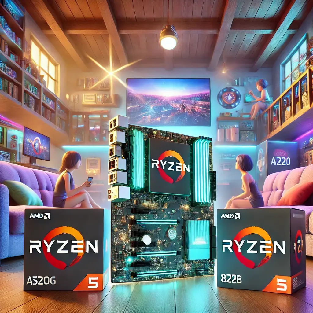 Kit Upgrade Gamer, AMD Ryzen 5 3400G, A520M, 8GB DDR4: Desempenho para Jogadores e Profissionais