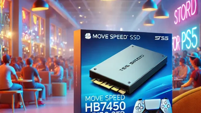 MOVE SPEED SSD HB7450 2 TB para PS5: Desempenho Ultra Rápido e Expansão de Armazenamento