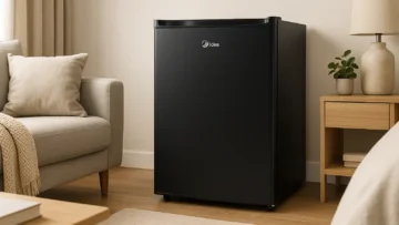 Frigobar Black Edition Preto 124 Litros Midea MRC12B1-B