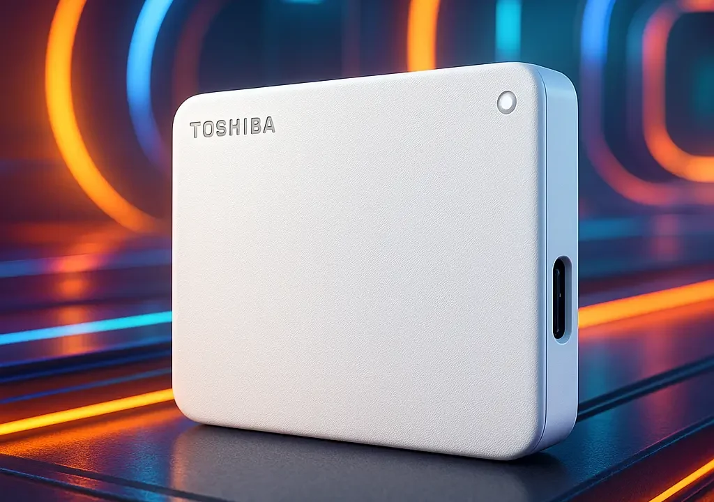 HD Externo Portátil Toshiba 4TB Canvio Advance USB 3.0 Branco - Armazenamento Rápido e Confiável