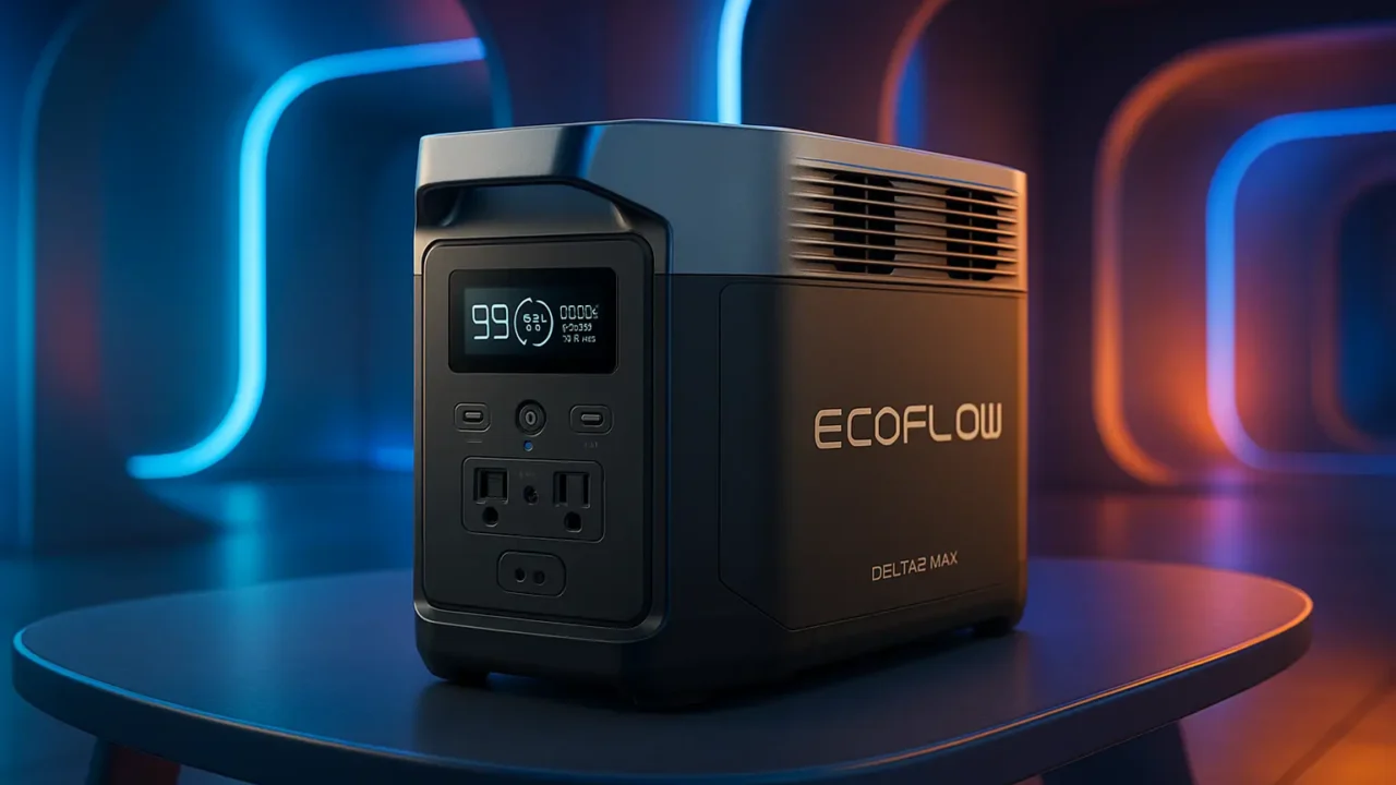 Estação De Energia Portátil DELTA 2 MAX (220V) – Potência e Praticidade para Uso Externo