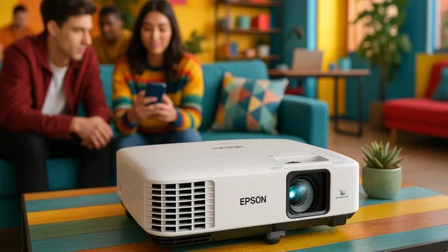 Projetor Multimidia EPSON Powerlite 2250U 5000 Lumens Wuxga FULL HD Wireless 3 LCD