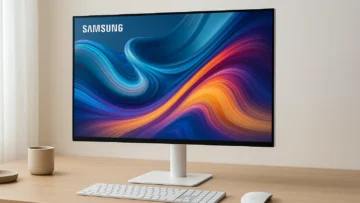 Monitor Samsung ViewFinity S9 27" 5k, Tela Plana, 60Hz, 5ms, Thunderbolt 4, Smart Hub, Gaming Mode