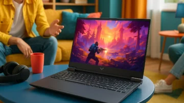 HP Laptop Para Jogos Victus 16.1 Ryzen 7 RTX 4070 Premium
