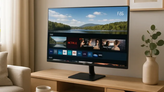 Samsung Monitor Inteligente FHD 27" M5 com TV e Hub de Jogos