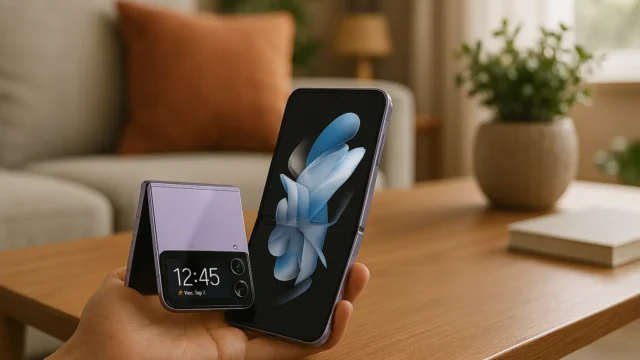 Samsung Galaxy Z Flip5 256GB com Tela Dobrável e Câmeras Duplas