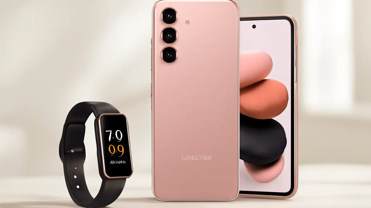 Samsung A56 5G (256GB) - Rosa + Galaxy Fit3 - Grafite: Desempenho e Estilo