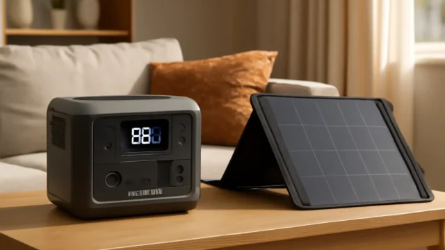 EF ECOFLOW River 2 Estação de Energia Portátil: Bateria LiFePO4 e Painel Solar de 45W