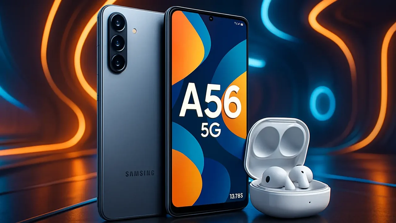 Samsung A56 5G 128GB: Velocidade, Design e Fone Premium