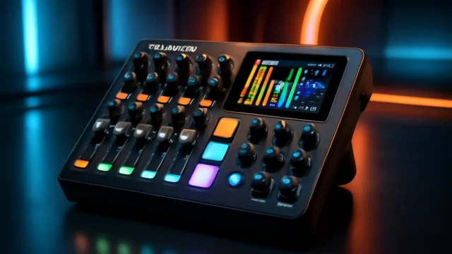 Gravador/Interface de Áudio Tascam Mixcast 4 Podcast Mixer USB - Qualidade e Versatilidade para Profissionais de Áudio