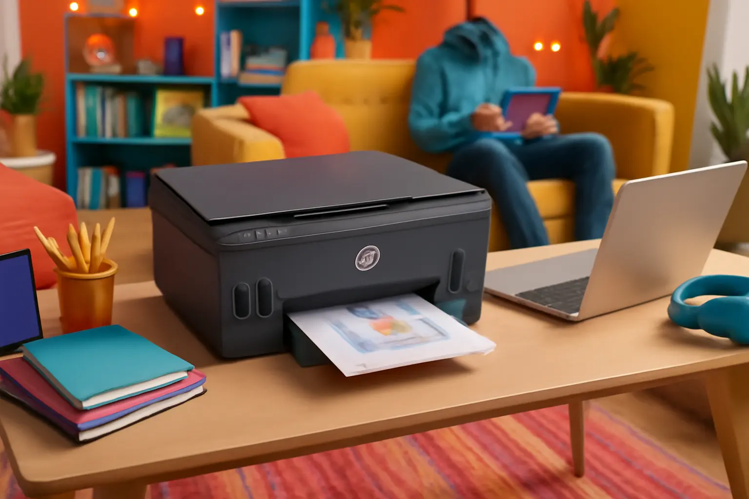 Impressora Multifuncional HP Smart Tank 794: Imprimir, Copiar, Digitalizar com Conectividade Wi-Fi