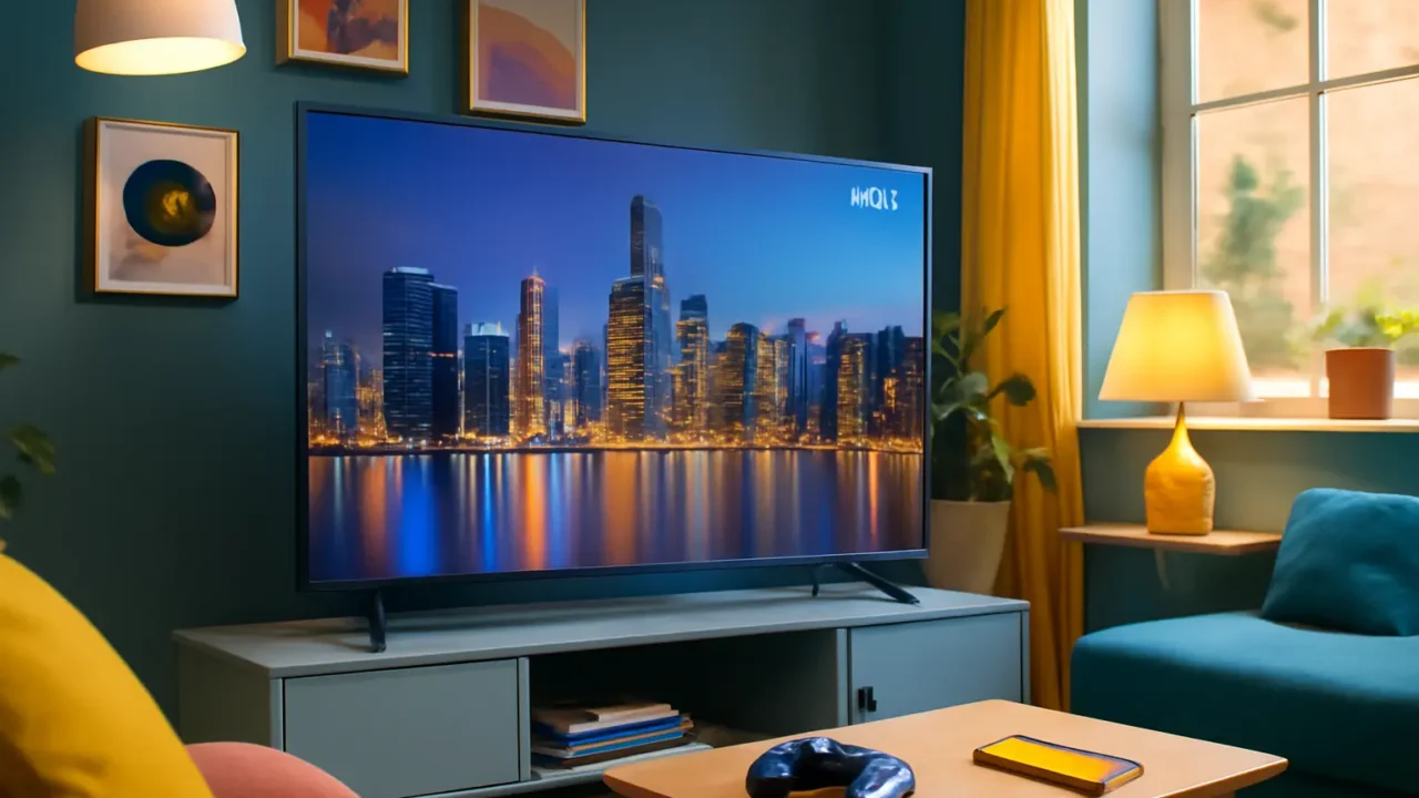 Smart TV 50" HQ UDE50HR315LN 4K com Conversor Digital e Design Slim