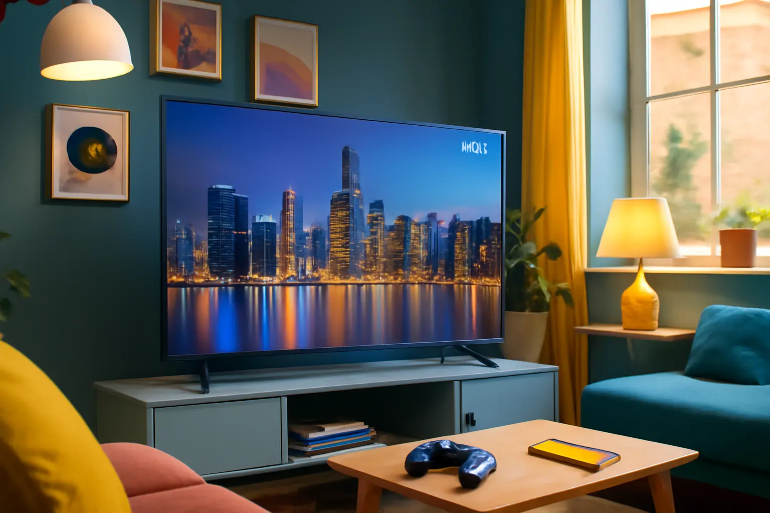 Smart TV 50" HQ UDE50HR315LN 4K com Conversor Digital e Design Slim