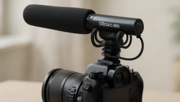 SENNHEISER Microfone Profissional Shotgun MKE 600 para Câmera de Vídeo