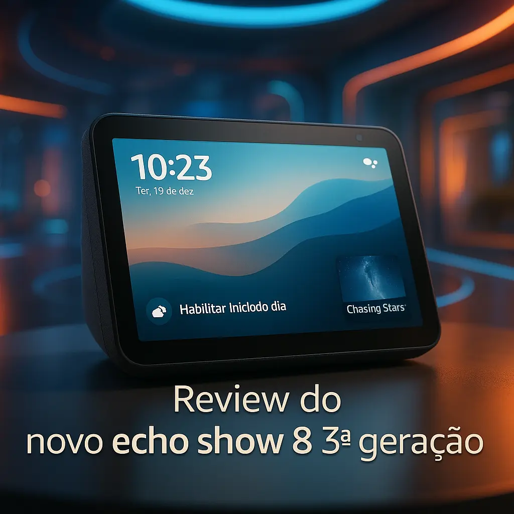 Principais Cinco novo echo show 8 3ª geração