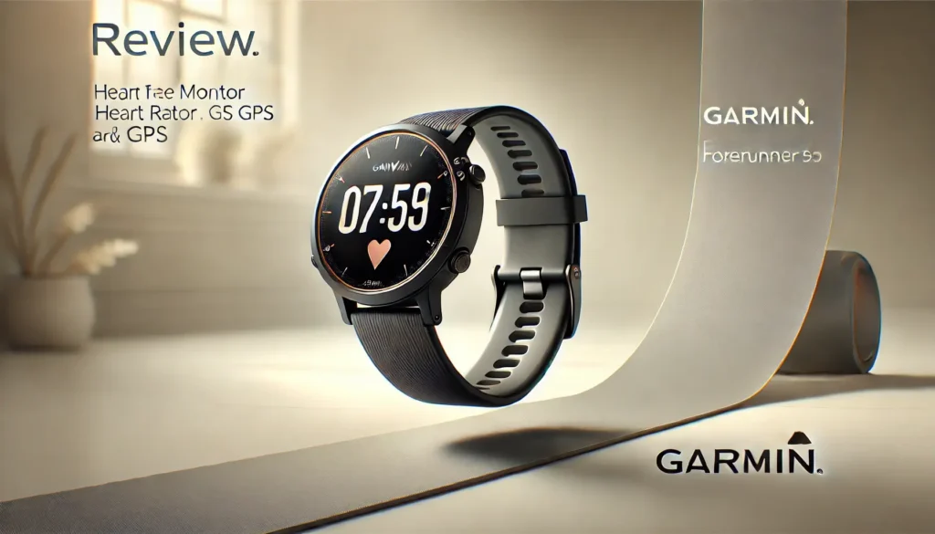 Relógio Garmin Forerunner 55 com Monitor Cardíaco de Pulso e GPS