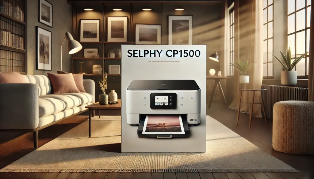 SELPHY CP1500 - Impressora Compacta e Conectividade Wi-Fi