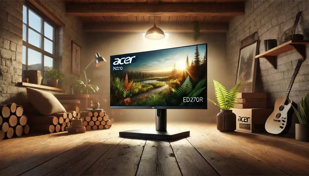 Monitor Gamer Acer Nitro ED270R 27” Curvo - 180Hz 1ms HDR10