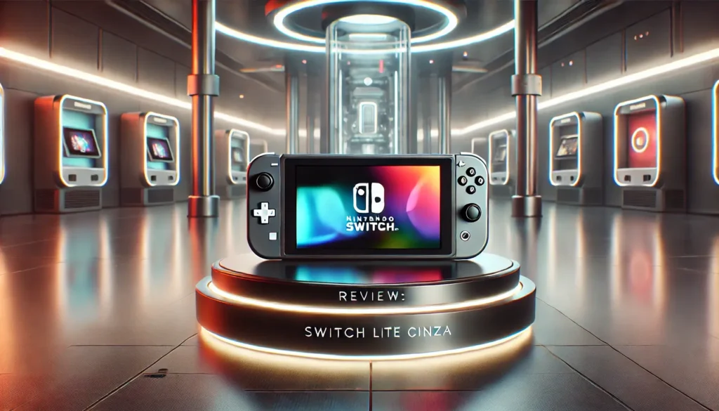 Nintendo Switch Lite Cinza: Compacto, Leve e Perfeito para Gamers Portáteis