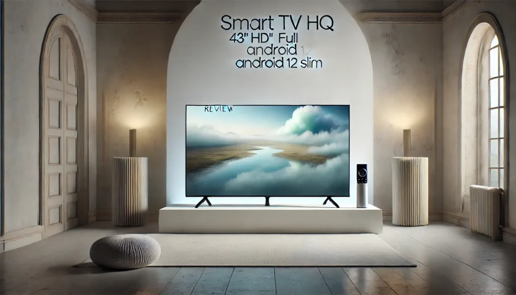 Smart TV HQ 43" Full HD Tela Sem Bordas Android 12 Slim