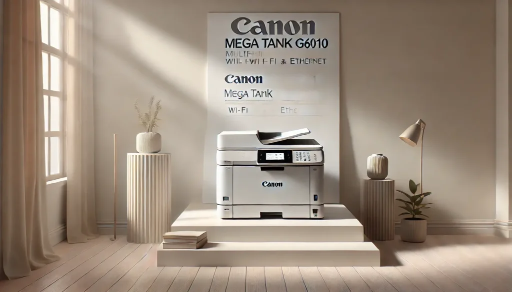 Impressora Multifuncional Canon Mega Tank G6010 - Wi-Fi e Ethernet