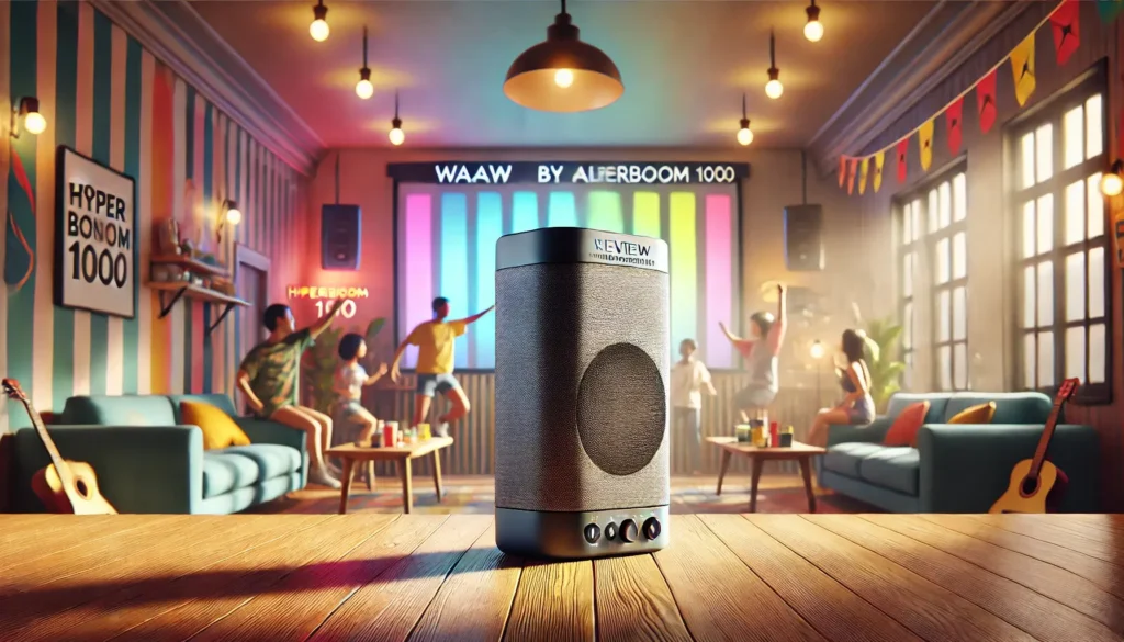 WAAW by ALOK Caixa de Som HYPERBOOM 1000: Potência, Conectividade e Durabilidade