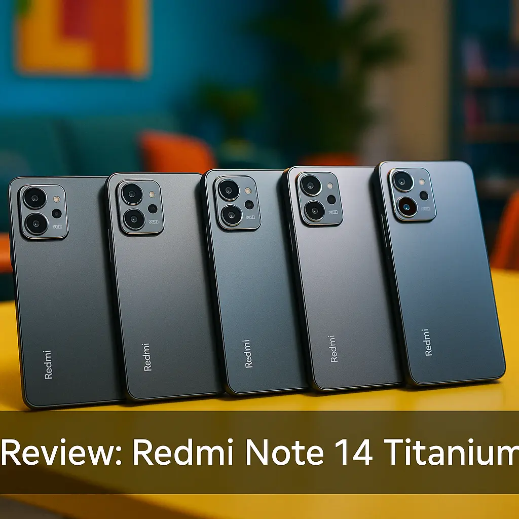 Cinco Principais Modelos de  Redmi note 14 titanium