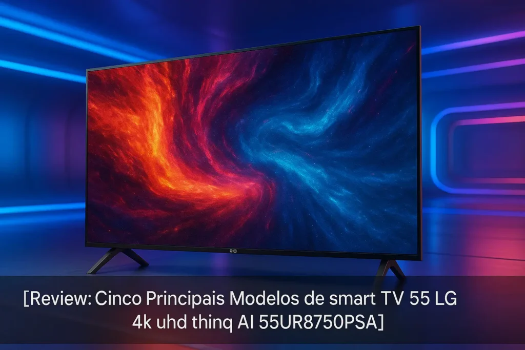 Cinco Principais Modelos de smart TV 55 LG 4k uhd thinq AI 55ur8750psa