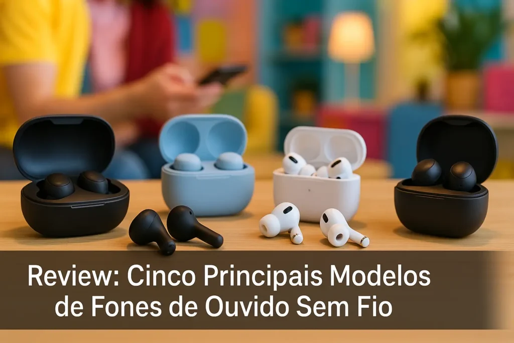 Cinco Principais Modelos de fone de ouviso sem fio