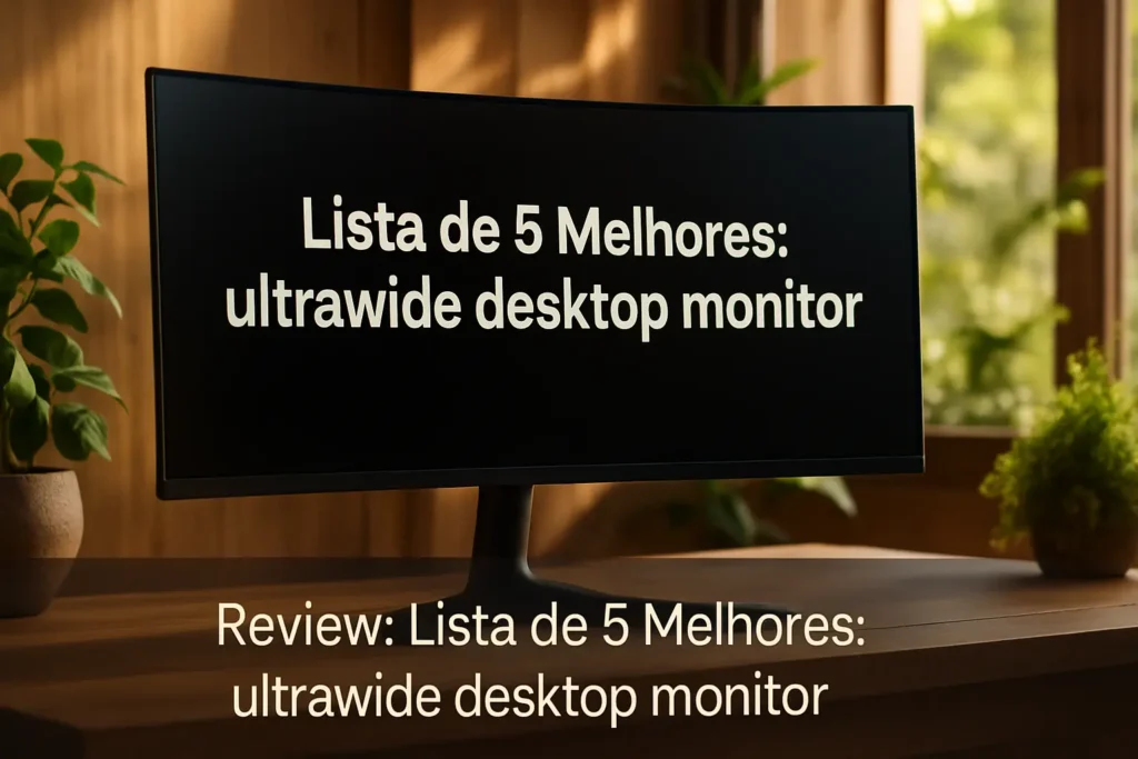 Lista de 5 Melhores: ultrawide desktop monitor