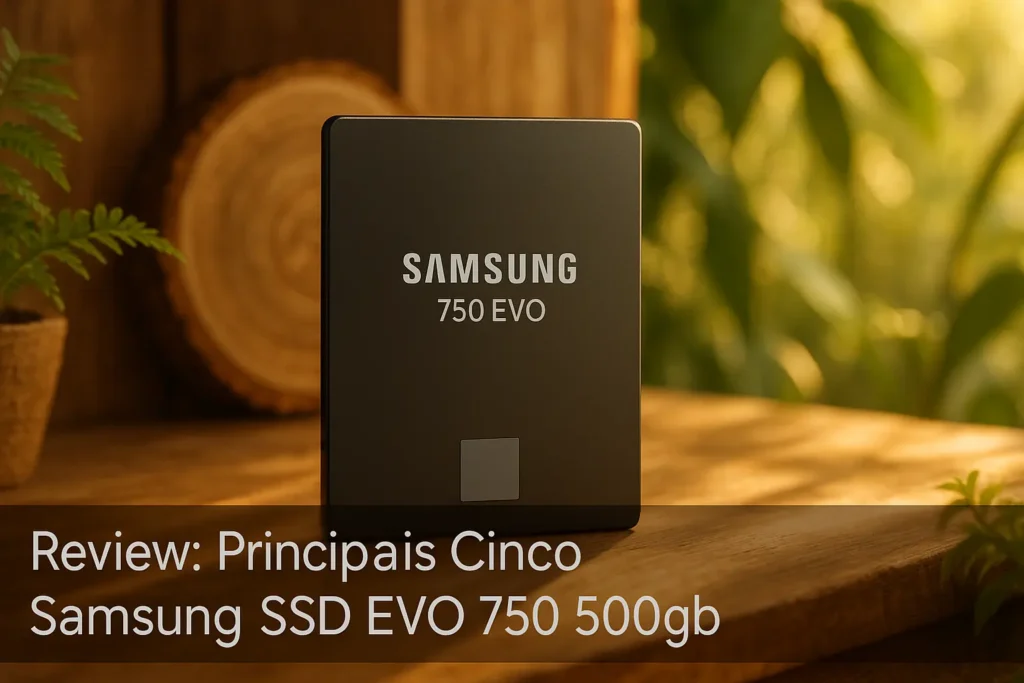 Principais Cinco Samsung SSD EVO 750 500gb