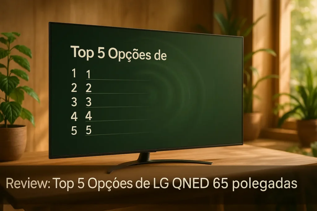 Top 5 Opções de  LG QNED 65 polegadas