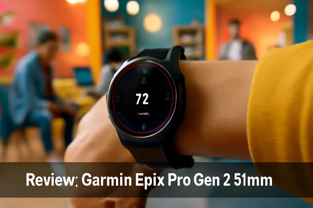 Monitor Cardíaco de Pulso com GPS Garmin Epix Pro Gen 2 51mm