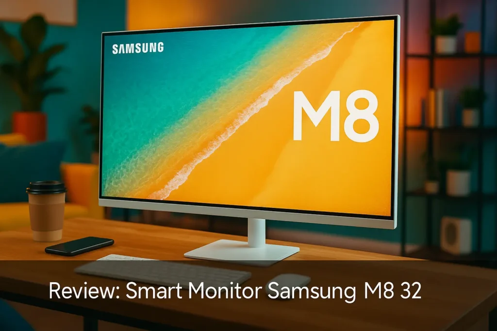 Smart Monitor Samsung M8 32" com UHD e Tizen