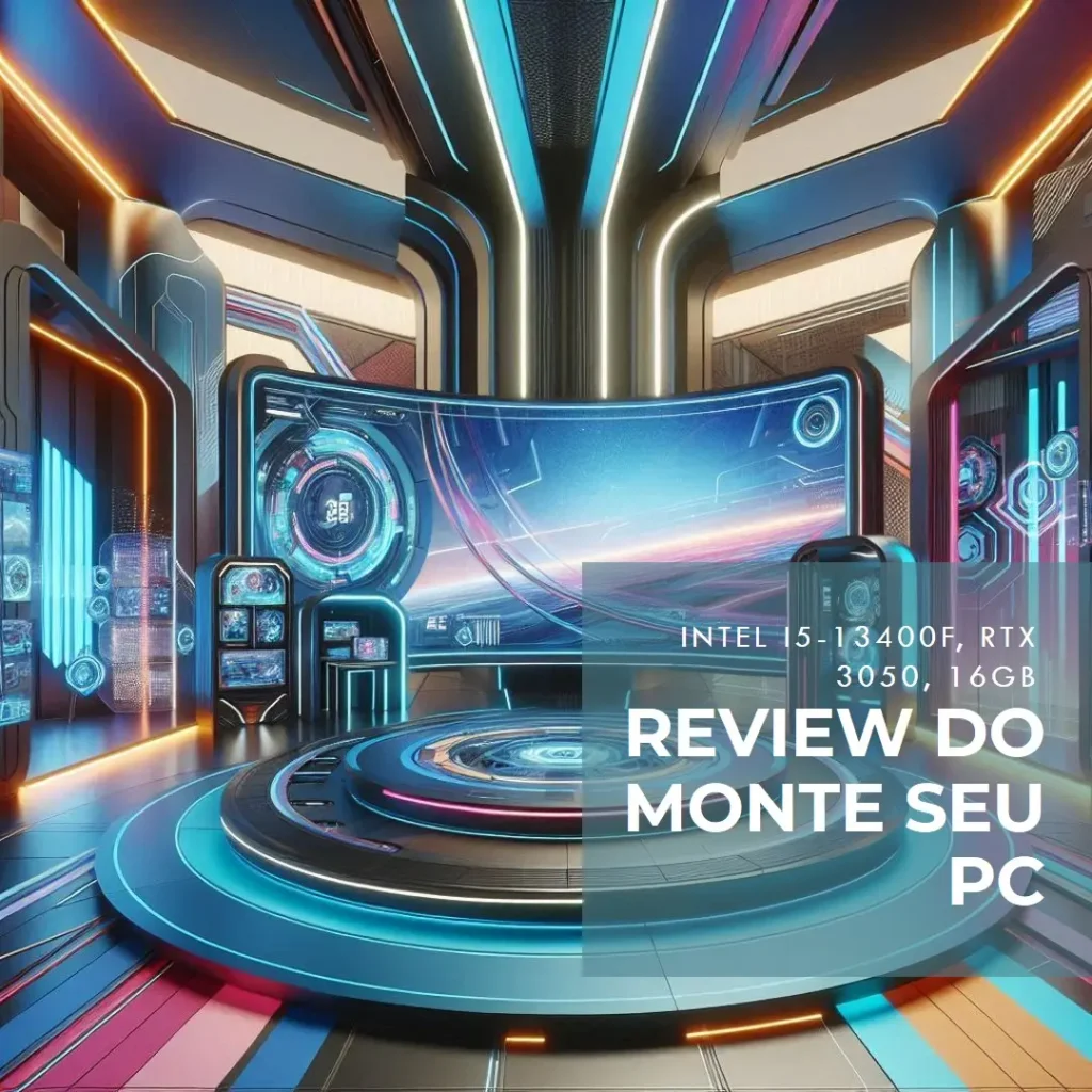 Monte seu PC: Intel i5-13400F, RTX 3050, 16GB, 480GB SSD
