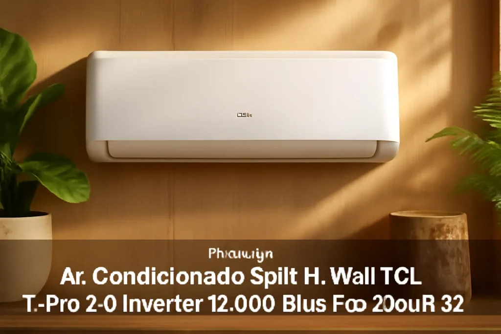 Ar Condicionado Split Hi Wall TCL T-Pro 2.0 Inverter 12.000 Btus Frio 220v R-32