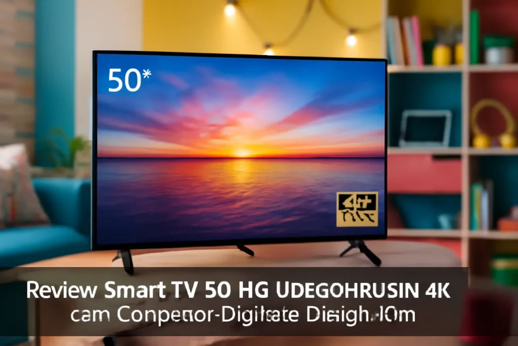 Smart TV 50" HQ UDE50HR315LN 4K com Conversor Digital e Design Slim